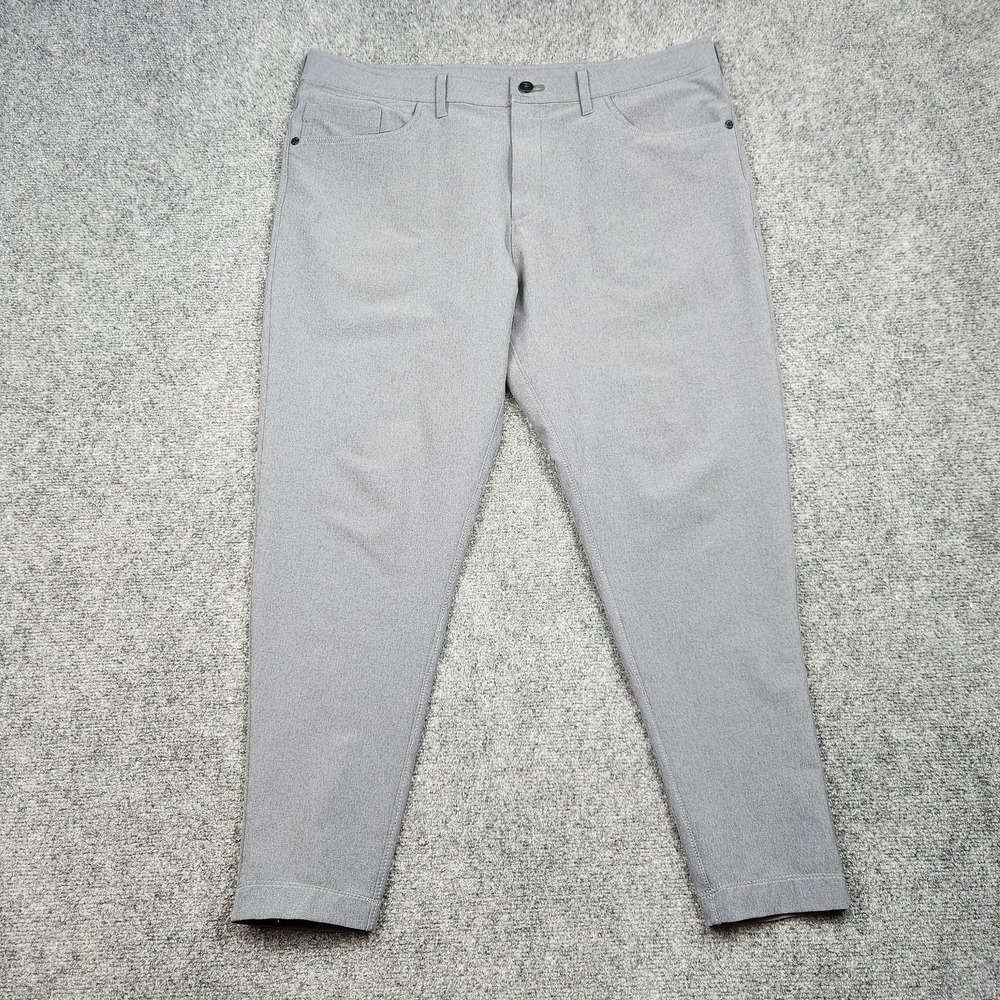Public Rec Pants Mens 36x30 Gray Chino Stretch 5 Pocket Casual‎ Travel